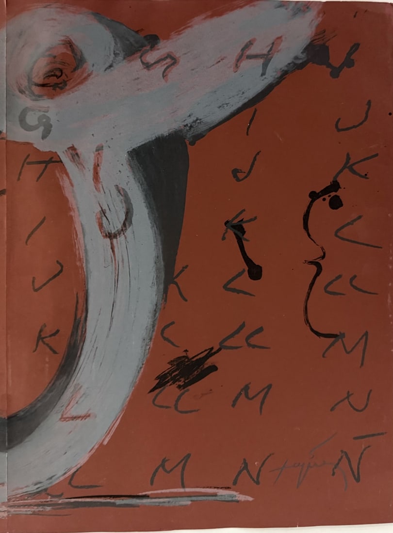 Antoni Tapies Original Color Lithograph Signed - 4
