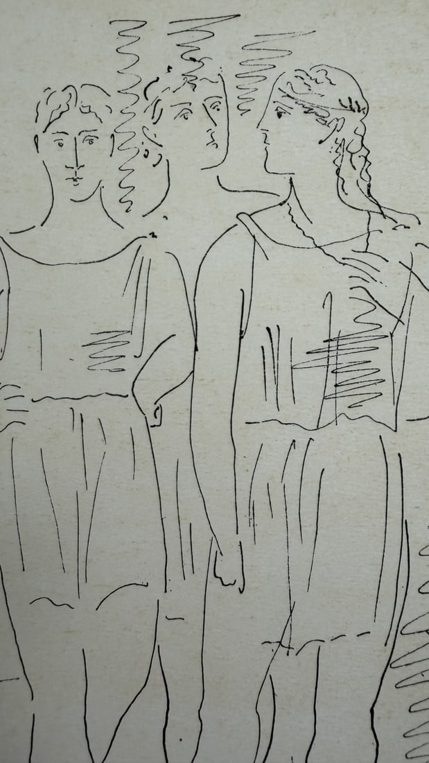 Pablo Picasso Three Dancers Dessins 32/100 - 2