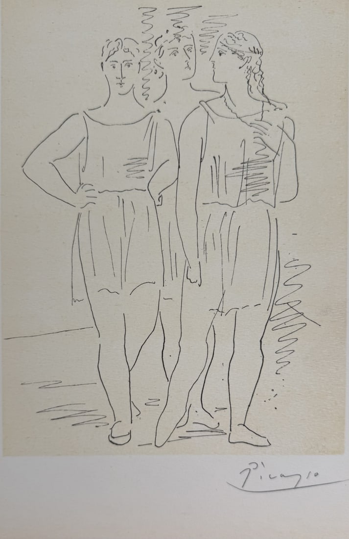 Pablo Picasso Three Dancers Dessins 32/100 - 3