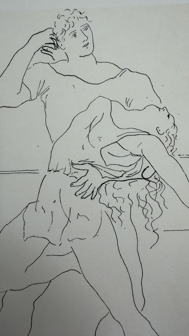 Pablo Picasso 2 Figures Dancing Dessins 23/100 - 3