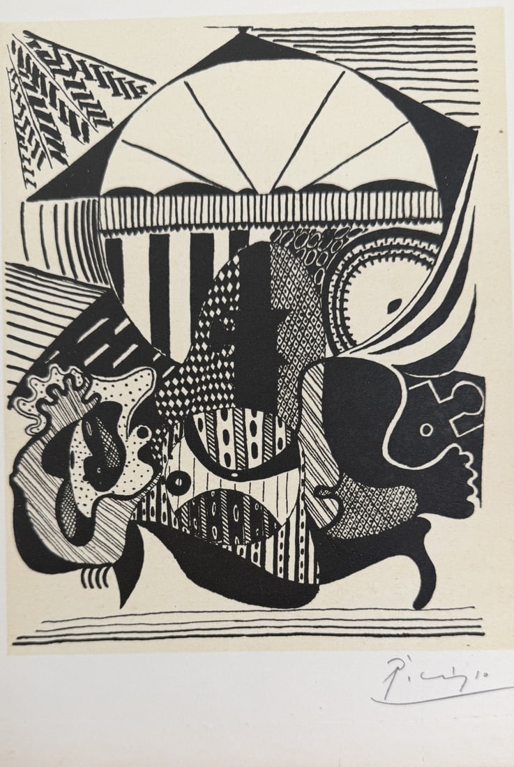 Pablo Picasso Abstract Composition Dessins 60/100 - 2