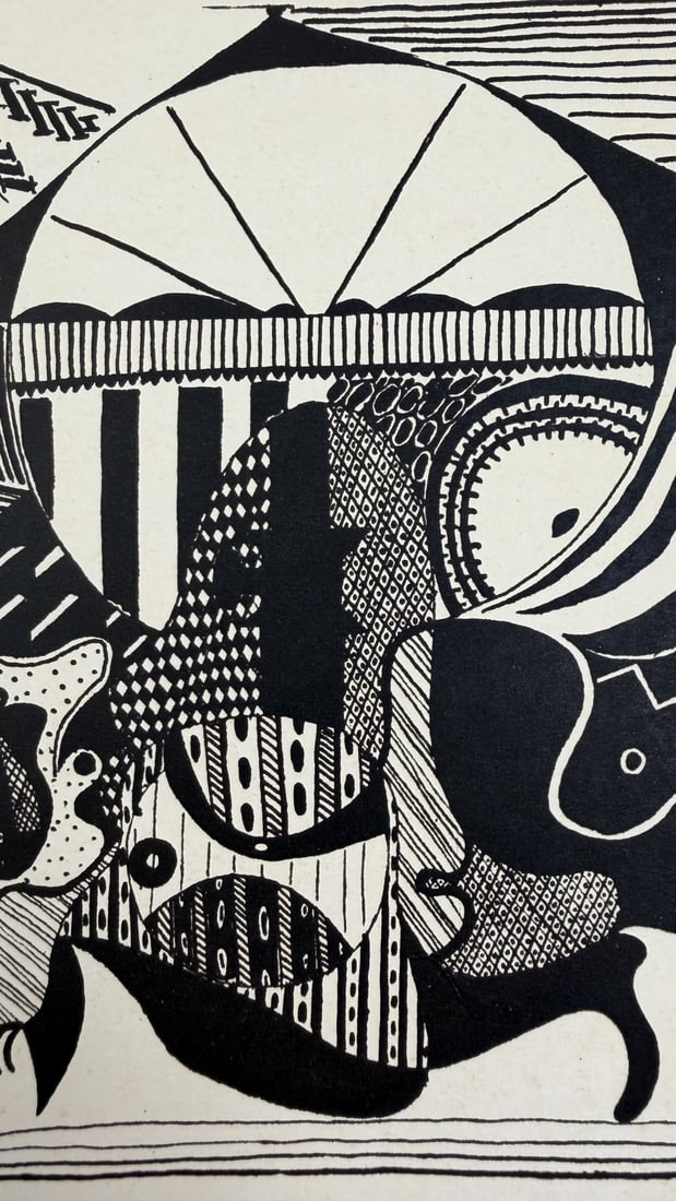 Pablo Picasso Abstract Composition Dessins 60/100 - 4