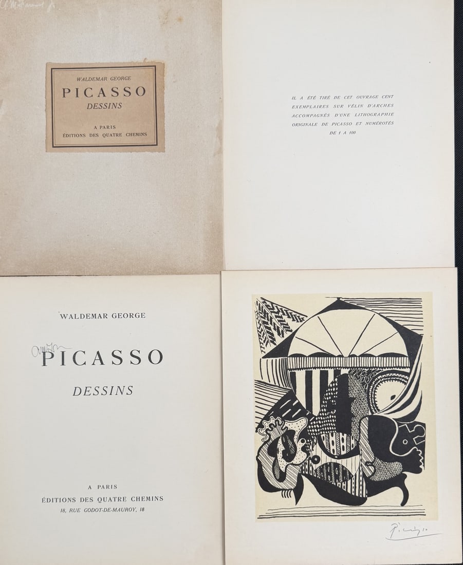 Pablo Picasso Abstract Composition Dessins 60/100 - 7