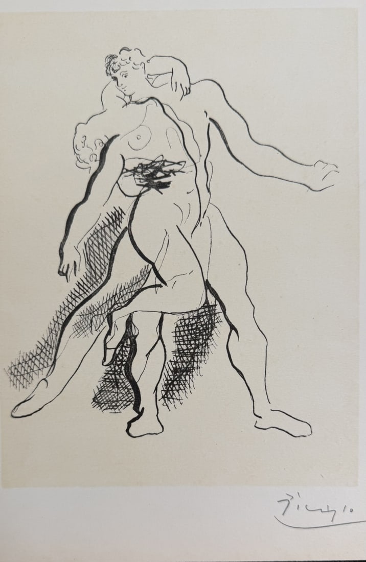 Pablo Picasso Two Intertwined Figures Dessins - 2