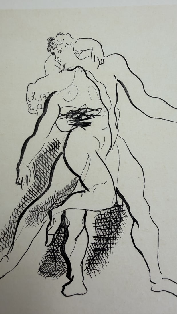 Pablo Picasso Two Intertwined Figures Dessins - 3