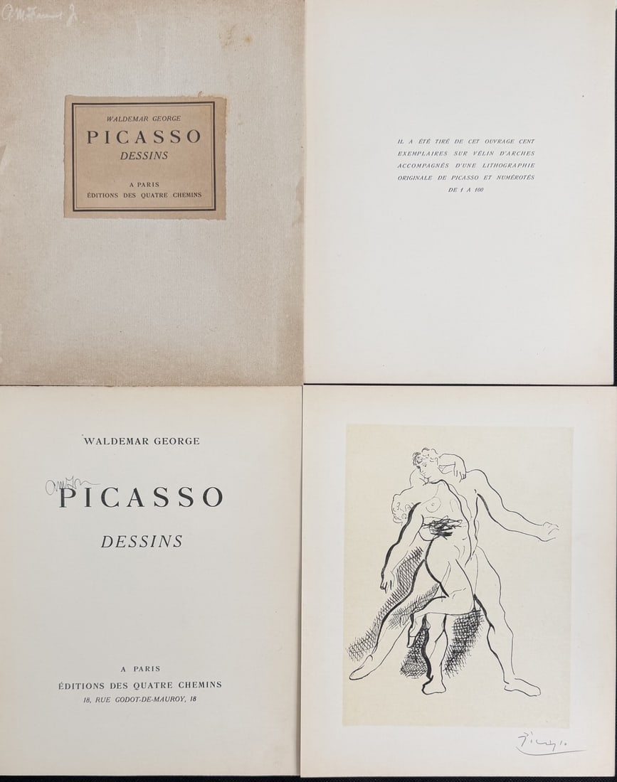 Pablo Picasso Two Intertwined Figures Dessins - 6