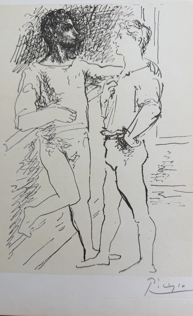 Pablo Picasso Two Figures Dessins 30/100 - 2
