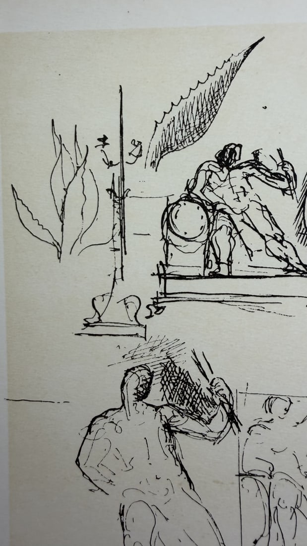 Pablo Picasso Study Sheet With Figures Dessins - 2