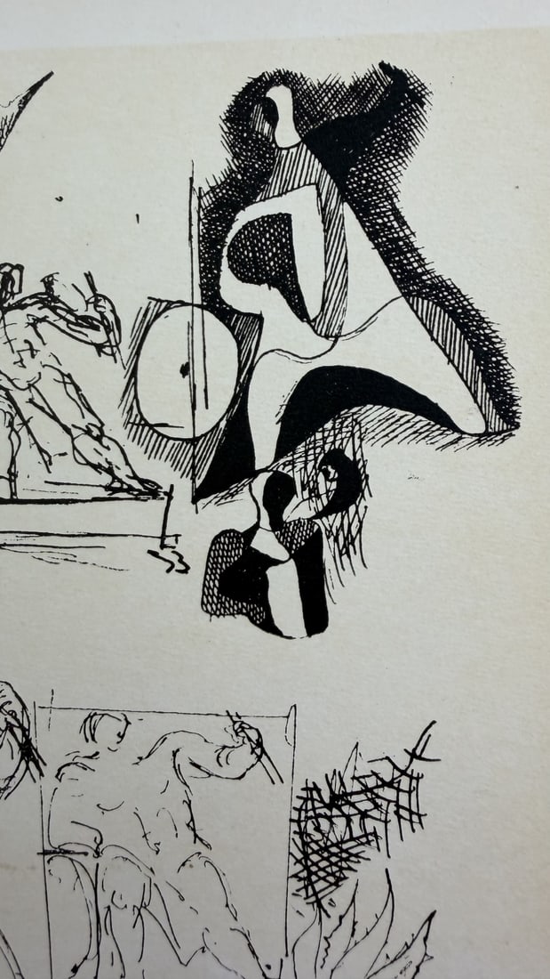 Pablo Picasso Study Sheet With Figures Dessins - 5