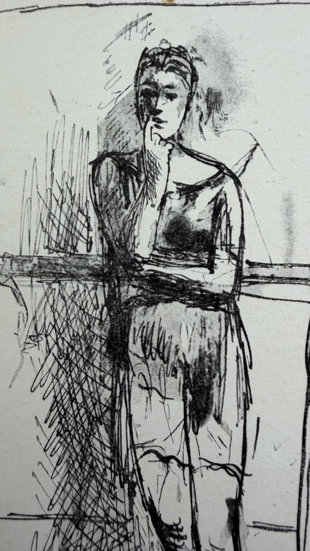 Pablo Picasso Standing Figure & Profile Study - 3