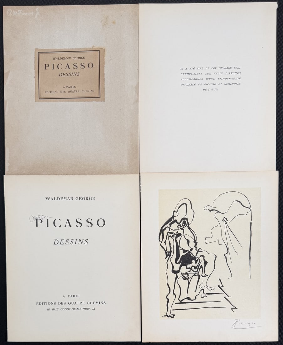 Pablo Picasso Abstract Figure Comp Dessins 51/100 - 7