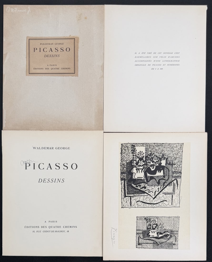 Pablo Picasso Two Cubist Interior Studies 55/100 - 5