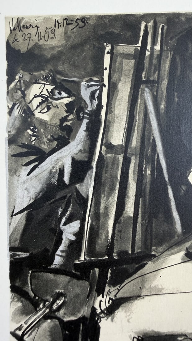 Pablo Picasso Painter & Model (Vallauris) - 4