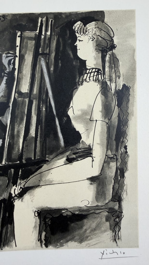 Pablo Picasso Painter & Model (Vallauris) - 6