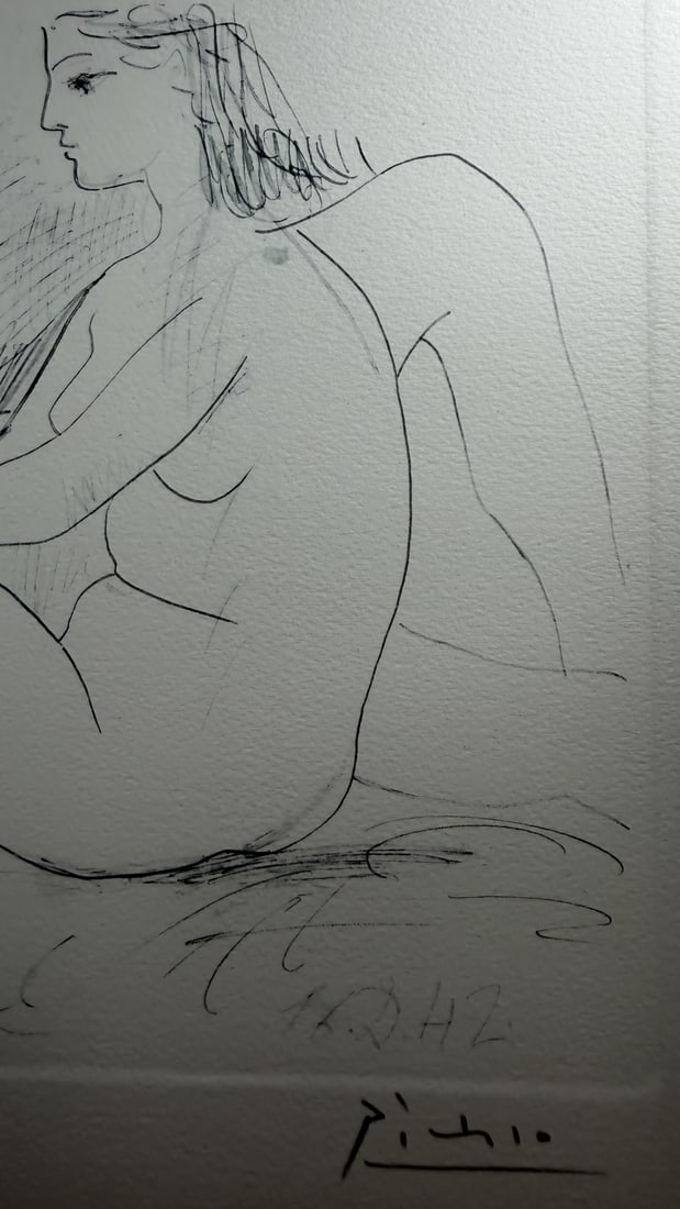 Pablo Picasso Woman with Reclining Beared Man - 4