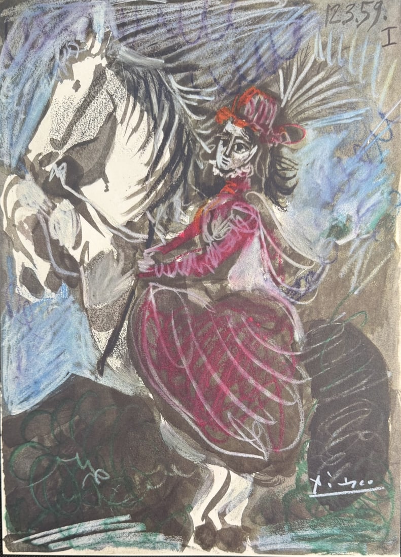 Pablo Picasso Four Equestrian Compositions - 6
