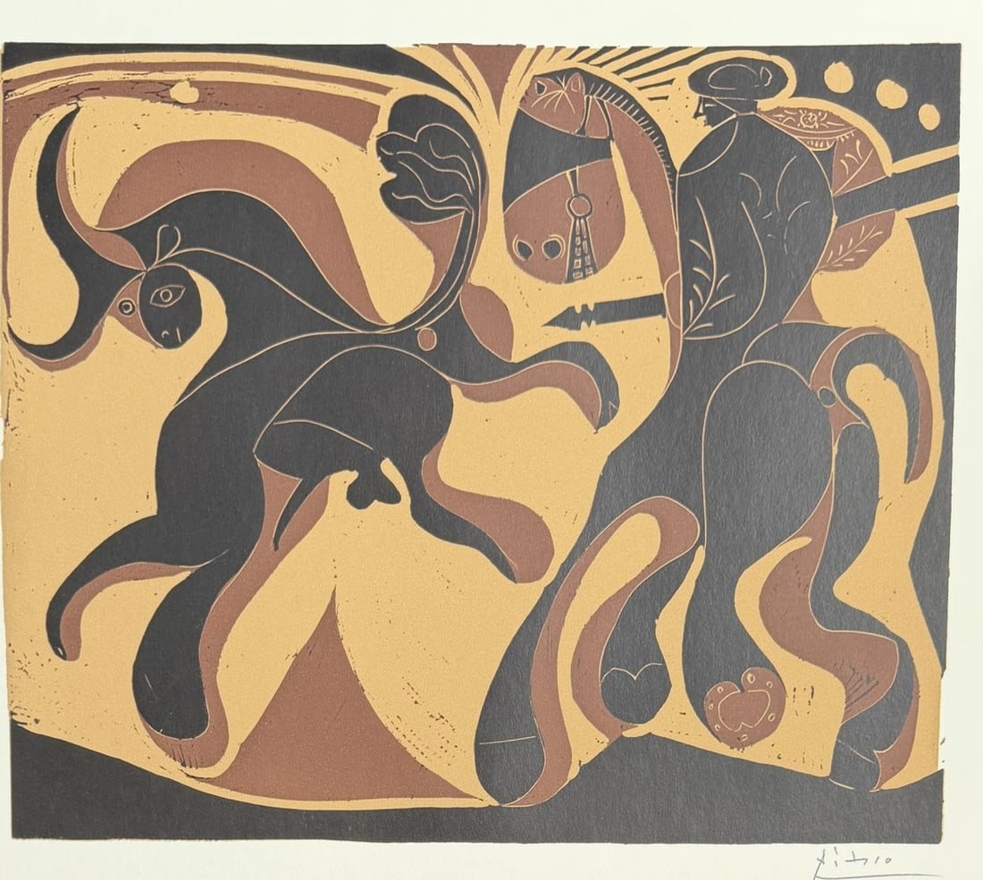 4pc Pablo Picasso Color Lithographs - 9