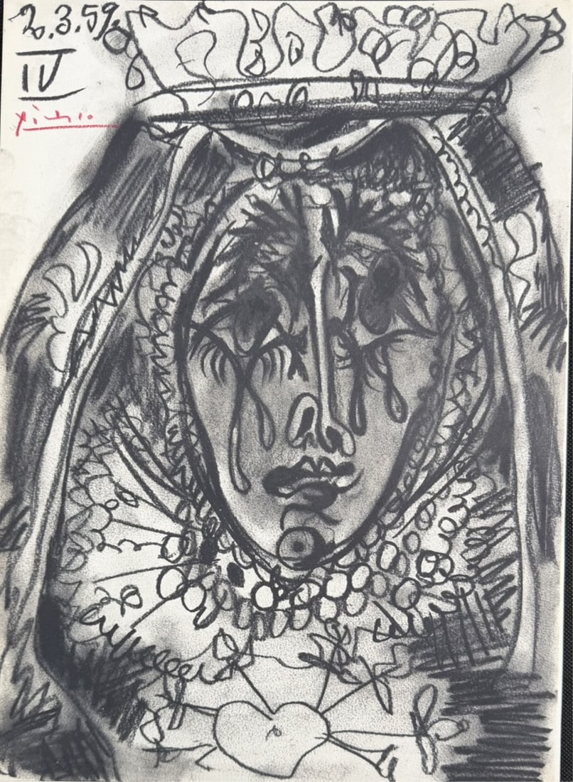 4 Piece Pablo Picasso Double Sided Lithographs - 2
