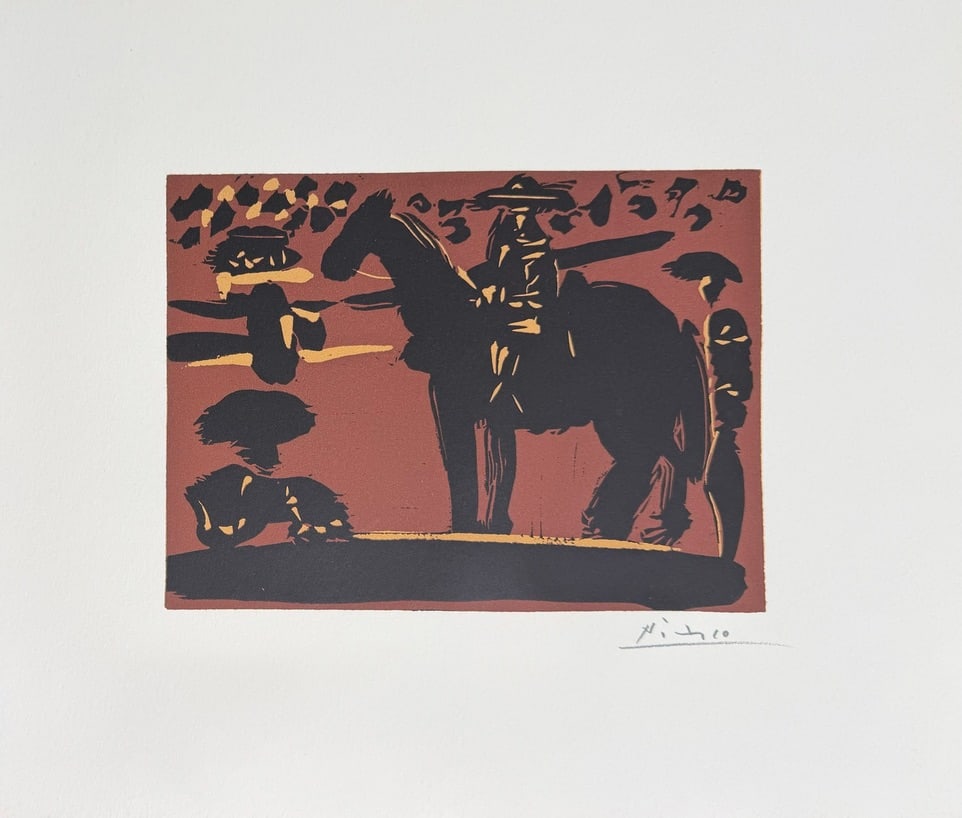 4pc Pablo Picasso Linocuts 1962 - 2
