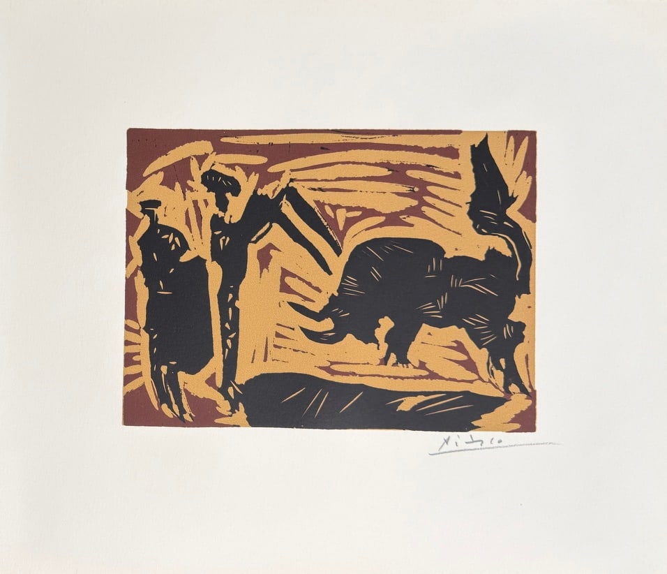 4pc Pablo Picasso Linocuts 1962 - 7