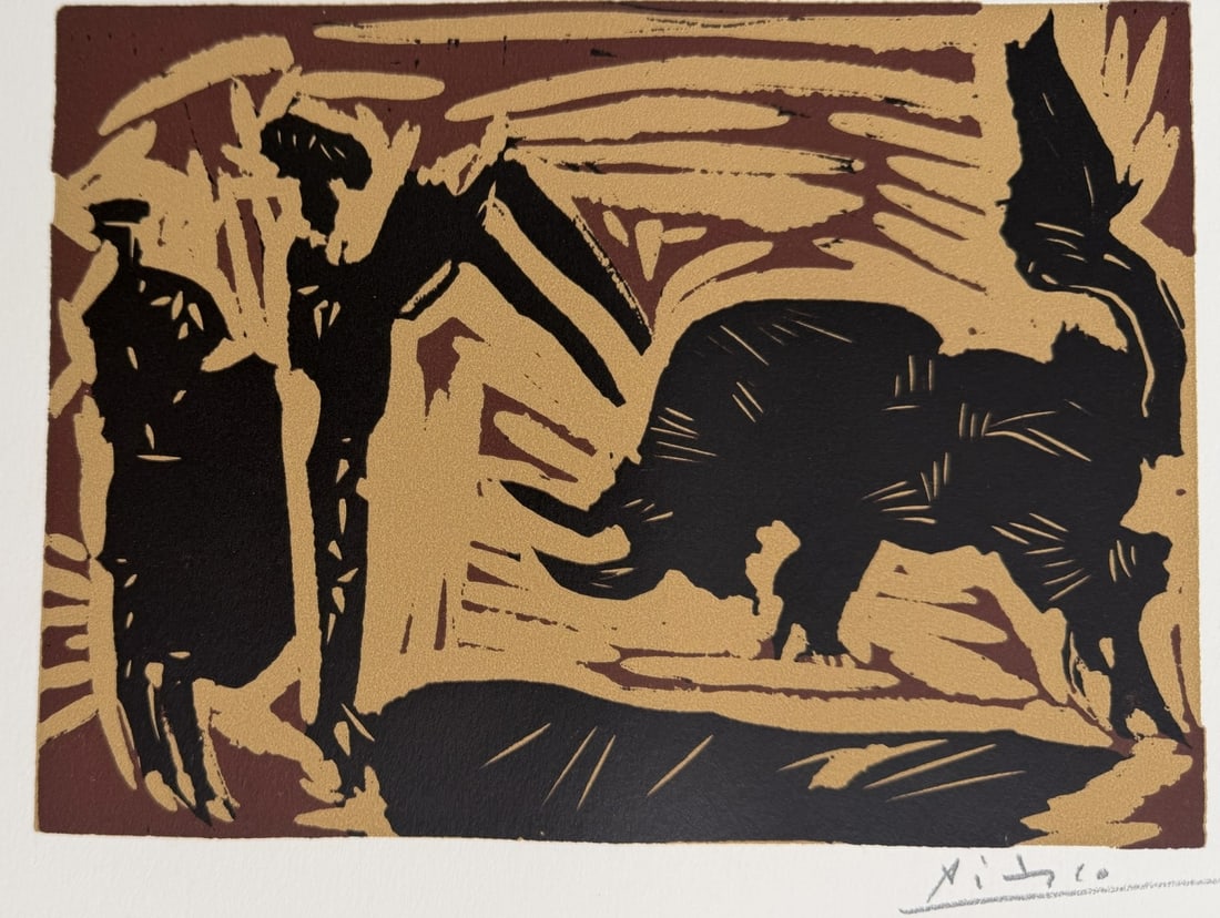 4pc Pablo Picasso Linocuts 1962 - 8