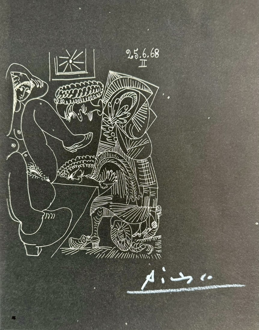 10pc Pablo Picasso Erotic Gravures Signed - 3