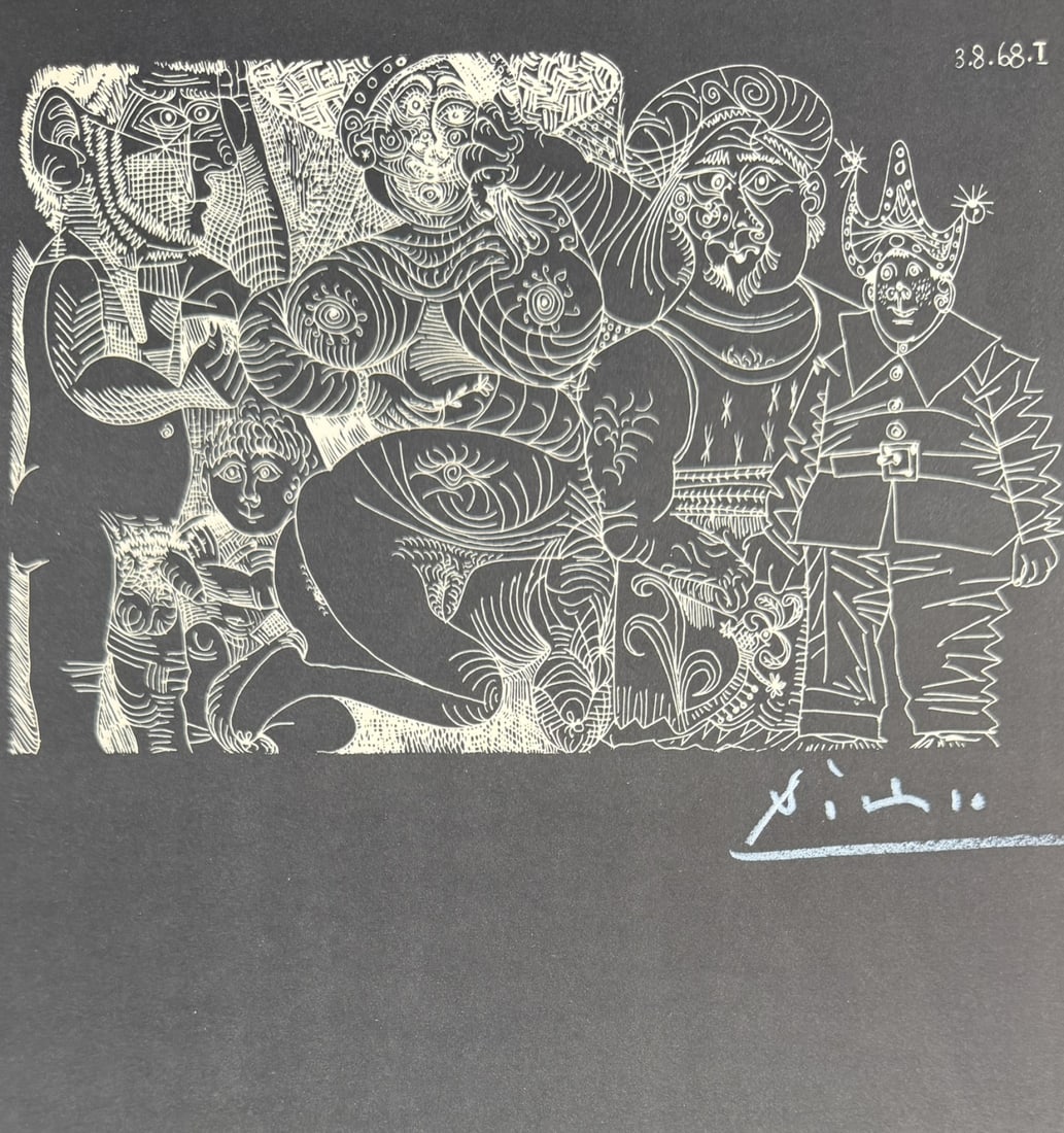 10pc Pablo Picasso Erotic Gravures Signed - 7