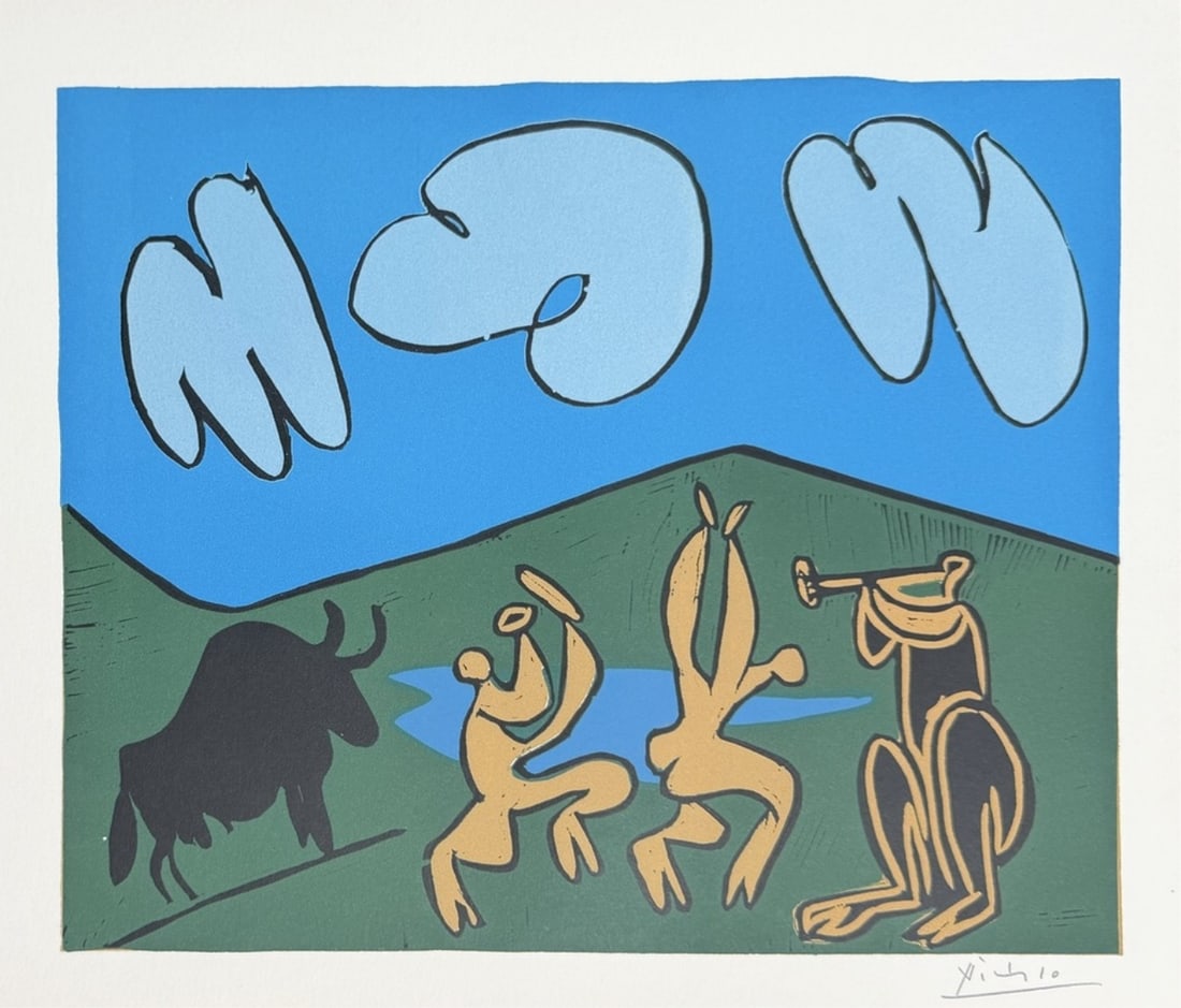 4pc Pablo Picasso Lithographs Signed - 2