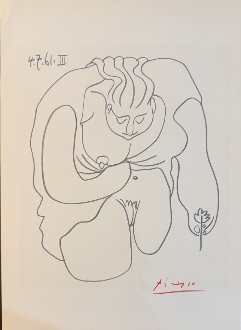 5pc Pablo Picasso Original Lithographs Various - 2