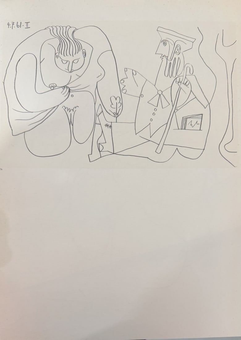 5pc Pablo Picasso Original Lithographs Various - 3