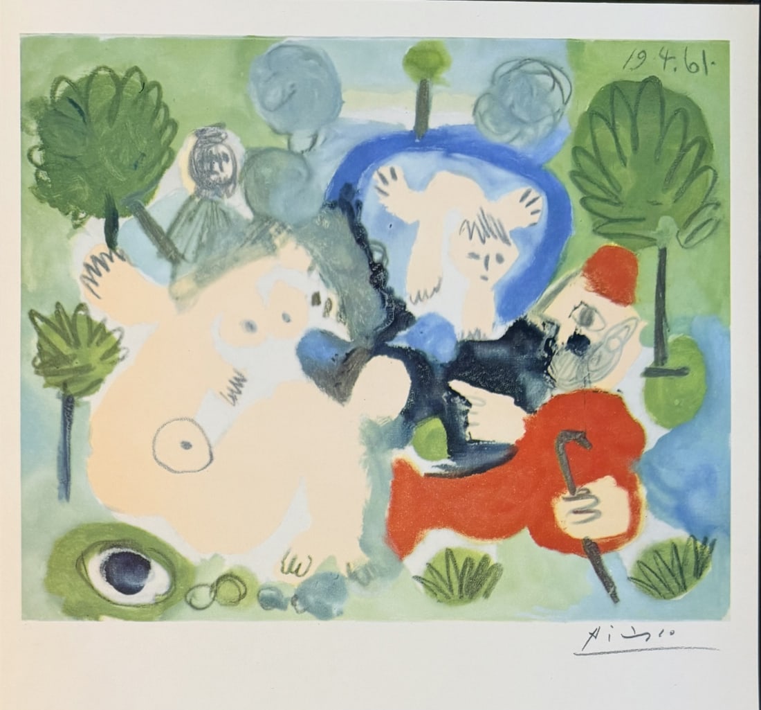 5pc Pablo Picasso Original Lithographs Various - 4