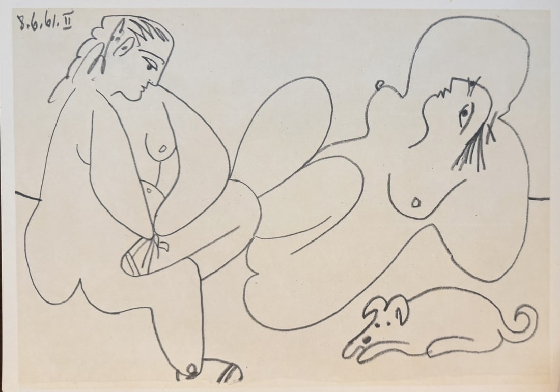 5pc Pablo Picasso Original Lithographs Various - 8