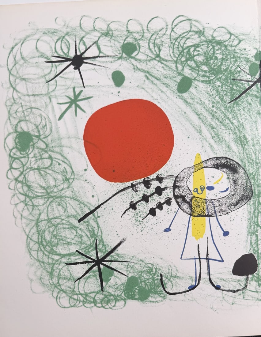 5pc Joan Miro His Graphic Work Lithographs - 3