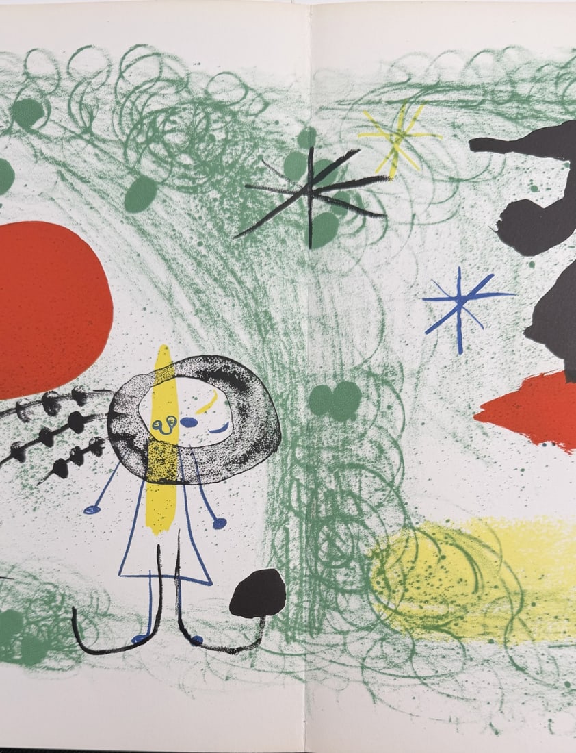 5pc Joan Miro His Graphic Work Lithographs - 4