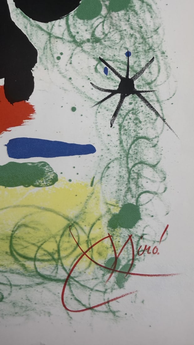 5pc Joan Miro His Graphic Work Lithographs - 6