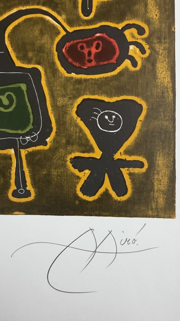 5pc Joan Miro His Graphic Work Lithographs - 9