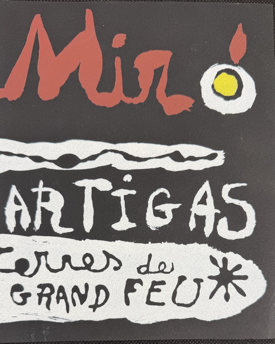 2pc Joan Miro Color Lithographs Signed - 5