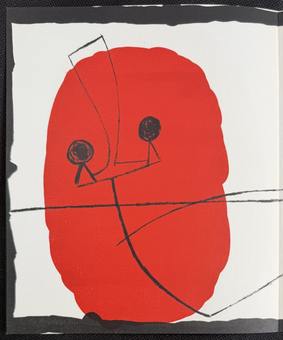 2pc Joan Miro Color Lithographs Signed - 8