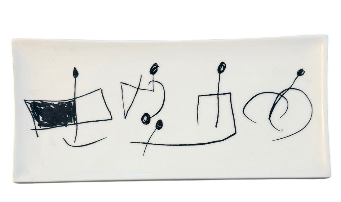 3pc Joan Miro (After) Ceramic Plates - 8