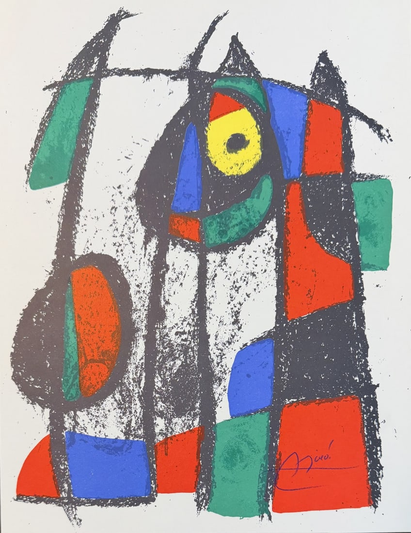 6pc Joan Miro Original Color Lithographs - 10