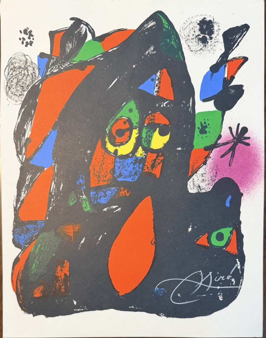 6pc Joan Miro Original Color Lithographs - 14
