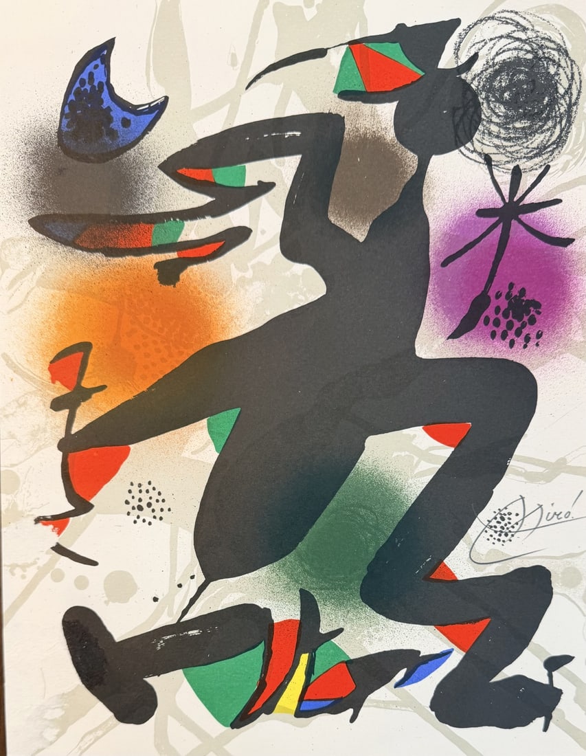6pc Joan Miro Original Color Lithographs - 2