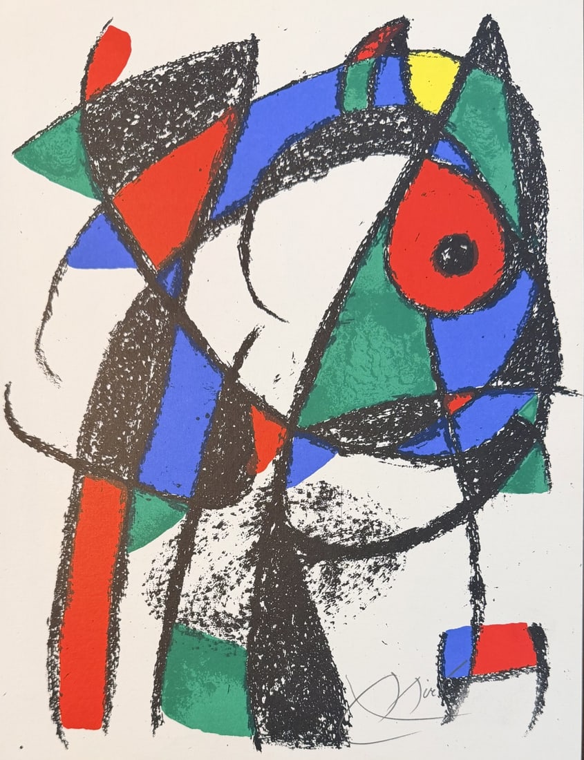 6pc Joan Miro Original Color Lithographs - 4