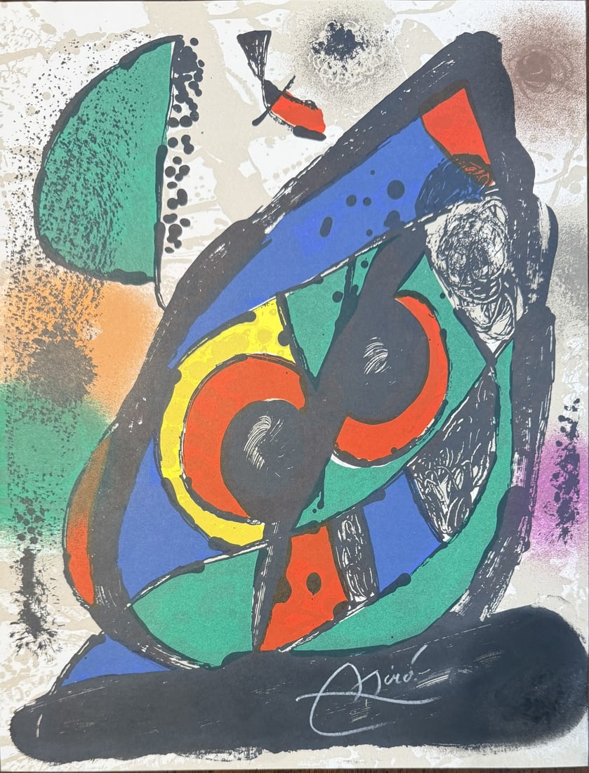 6pc Joan Miro Original Color Lithographs - 7