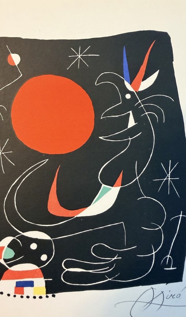 Joan Miro Litho "Jacques Prevert" Portfolio - 2