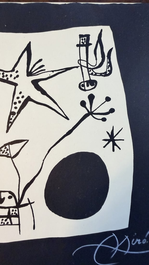 Joan Miro Litho "Jacques Prevert" Portfolio - 2