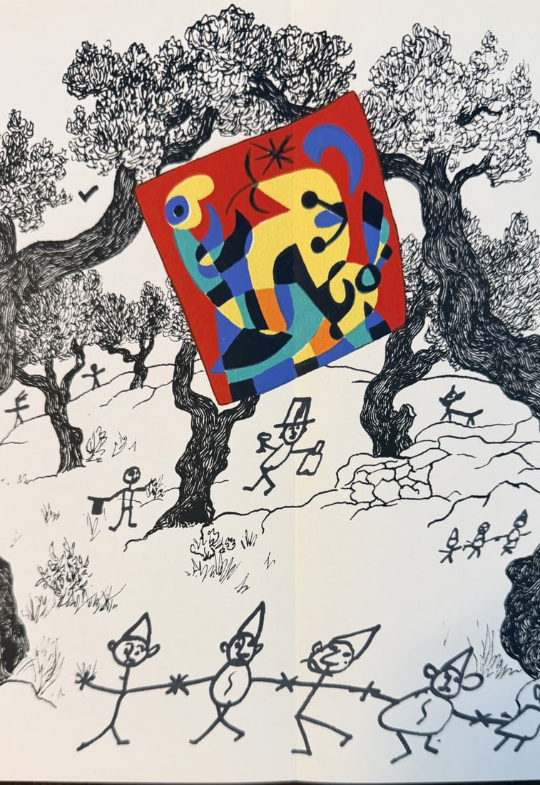 Joan Miro Litho "Jacques Prevert" Portfolio - 3