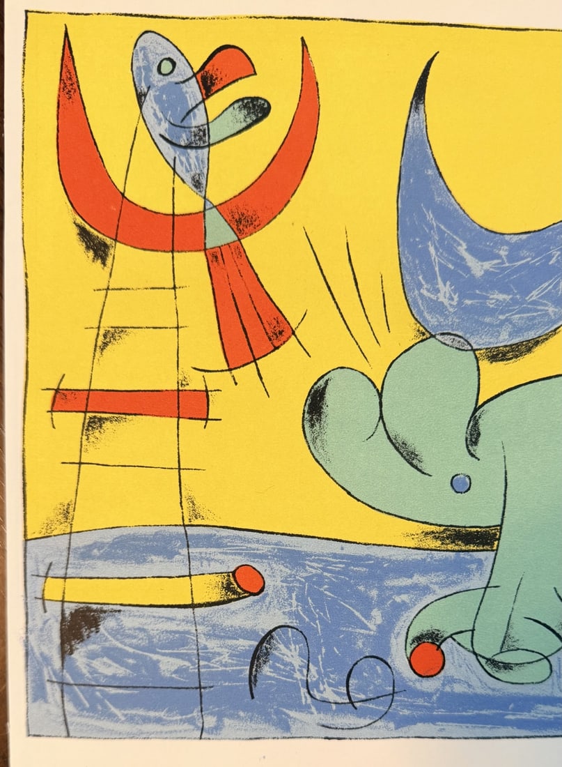 Joan Miro Litho "Jacques Prevert" Portfolio - 2