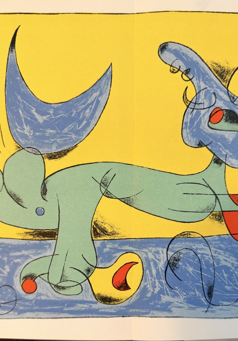 Joan Miro Litho "Jacques Prevert" Portfolio - 3