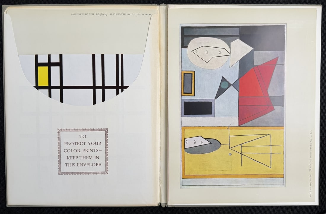John Canaday "Portfolio 4 Abstraction" Complete: Book Metropolitan Seminars in Art Portfolio 4: Abstraction (Complete Print Portfolio)By John Canaday, The Metropolitan Museum of Art. Vintage educational art portfolio featuring a curated selection